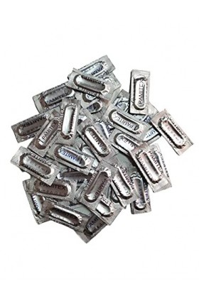 Lot de 24 mélanges Pamitex or tous fruits + Pamitex bleu naturel latex naturel