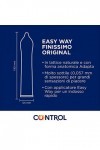 Control EasyWay Finissimo Original préservatifs fins avec languette pour port rapide - 24 préservatifs