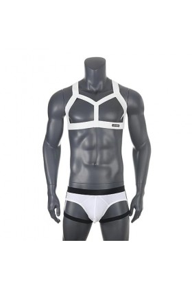 WSZJLN Ensemble de Harnais de Poitrine pour Hommes, Harnais dépaule élastique, Sangle de Jambe, Ceinture, sous-vêtements Sex