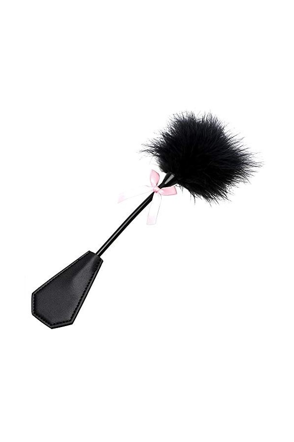 SYOneTo3 Battement en Cuir de Plumes, Outil de tapotement de Massage, Battement Multifonctionnel, Augmentation du Bonheur