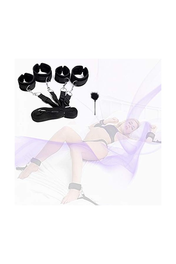 Ensemble de sous-vêtements de chambre à coucher pour couples, accessoires de costume de cosplay accessoires de plumes, nouvel