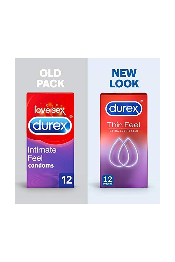 Durex Intimate Elite Feel Lot de 6 préservatifs Lot de 12 72 préservatifs