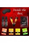 Romance Box – Kit lune de miel | Kit de massage pour couples adultes Coffret cadeau intime | Kits de voyage amusants pour les