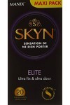 Skyn Elite 20 Préservatifs Masculins Ultra fins et Ultra doux & EXCITATION 10 Préservatifs masculins texture maxi-perlée + ef