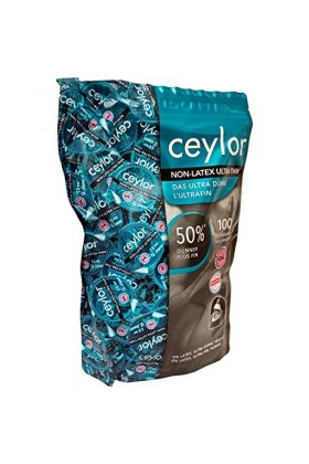 Ceylor"Non-Latex" 100 préservatifs en polyuréthane, extra fins