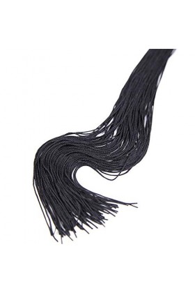 RianGor Fouet équestre chevauchant Un Jouet de fête pour Couple tissé Noir