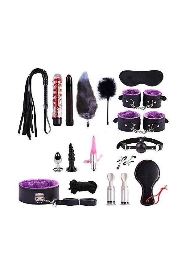 sm sexy Kit Sm Bandage Vêtements Retenue Fourrure Corps Jouet Sexy Programme Femme Menottes Šex Adulte Collier B-D-S-M Sports