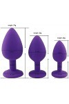 3 pièces/Ensemble matériel de Massage Relaxant en Silicone Kit Outils de Formation avec bâton de Machine Vibrant pour Couples