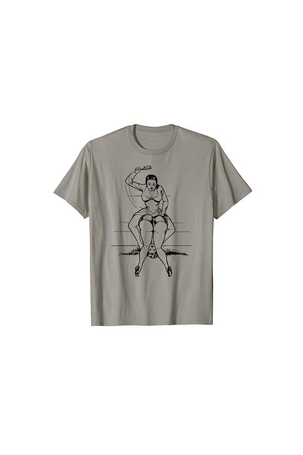 Sexy Dominatrix Bondage Domination BDSM Fessée Fétiche T-Shirt