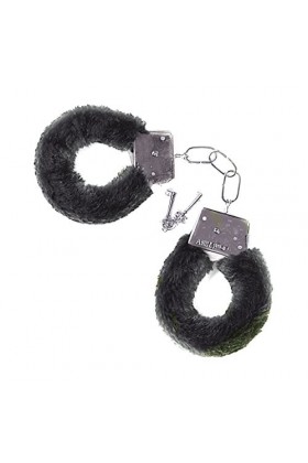 Carnival Toys 06355 - Menottes en métal avec la Peluche