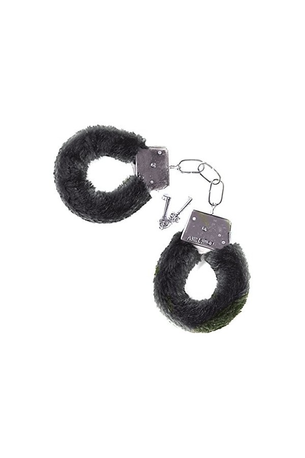 Carnival Toys 06355 - Menottes en métal avec la Peluche