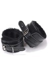 Générique Menottes en Cuir de Poignet Moelleux Menottes Doublure en Peluche Douce Menottes de Poignet Menottes rôle de Manche