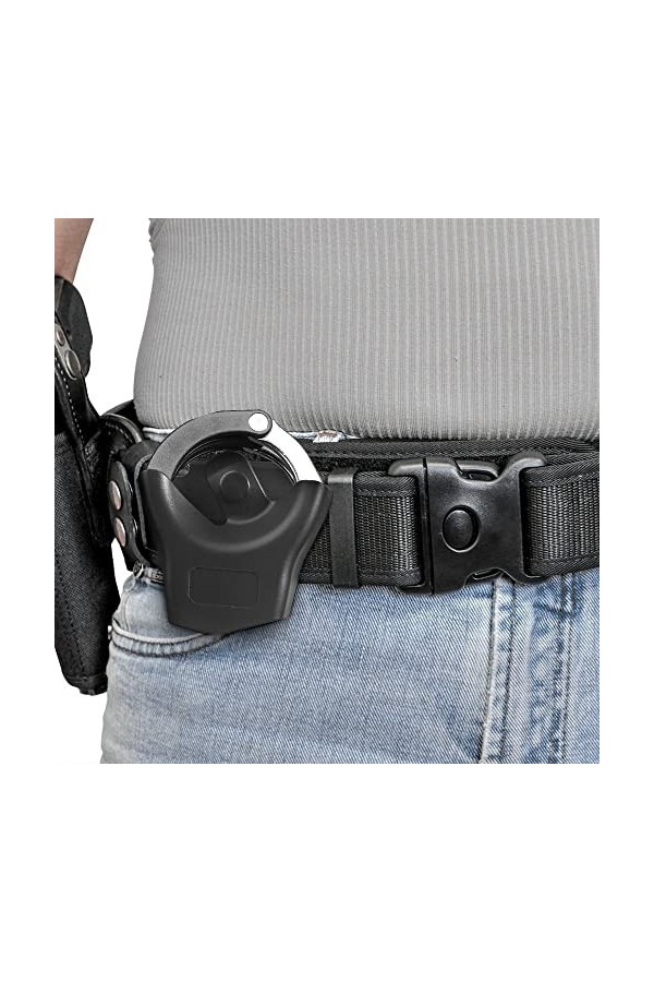 Étui de Menottes, Étui Clip Ceinture Menottes Support Menottes Tactique pour Ceinture de Service