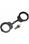 VIPERTEK Double Lock Steel Police Edition Professional Grade Handcuffs Black 