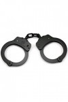 VIPERTEK Double Lock Steel Police Edition Professional Grade Handcuffs Black 