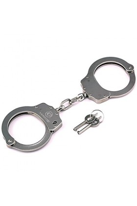 Vipertek double Lock en acier Police Edition DE Qualité professionnelle des Menottes Argent par Vipertek