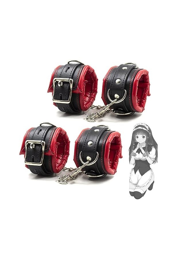 MelBiz Chevilles et Cuissardes en Cuir réglables pour Couples Accessoires de Sport