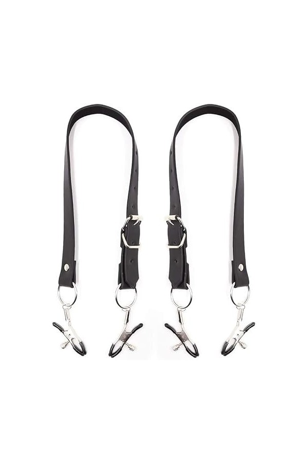 ŚM Śëx Adült Sêx Śuit Yogā Prācticê Jouet En Cuir En Nylon En Peluche Ceinture Ensemble ṦṀ Alternative Tôys pour Cọuples-Noir