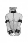 Rêstraiňt Play Cüffs Ajustable,Cuir Gothique B`D`S-M Accessoires