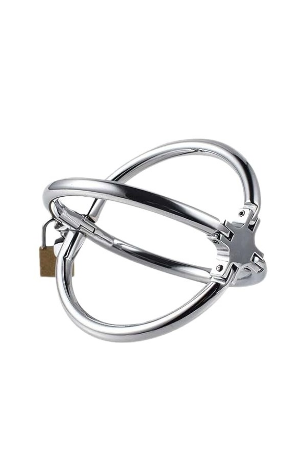 Menottes croisées en acier inoxydable Jouets de carnaval