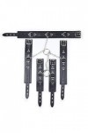 Cüffs en cuir cou et poignet à cheville réglable Rêstraiňt Play Accessories