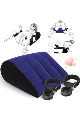 DYNLAB ̶?̶?̶?̶ ̶?̶?̶?̶ ̶ avec Lensemble Oreiller Gonflable Et Menottes, Vous Pouvez Vous Amuser dans Votre Chambre à Coucher