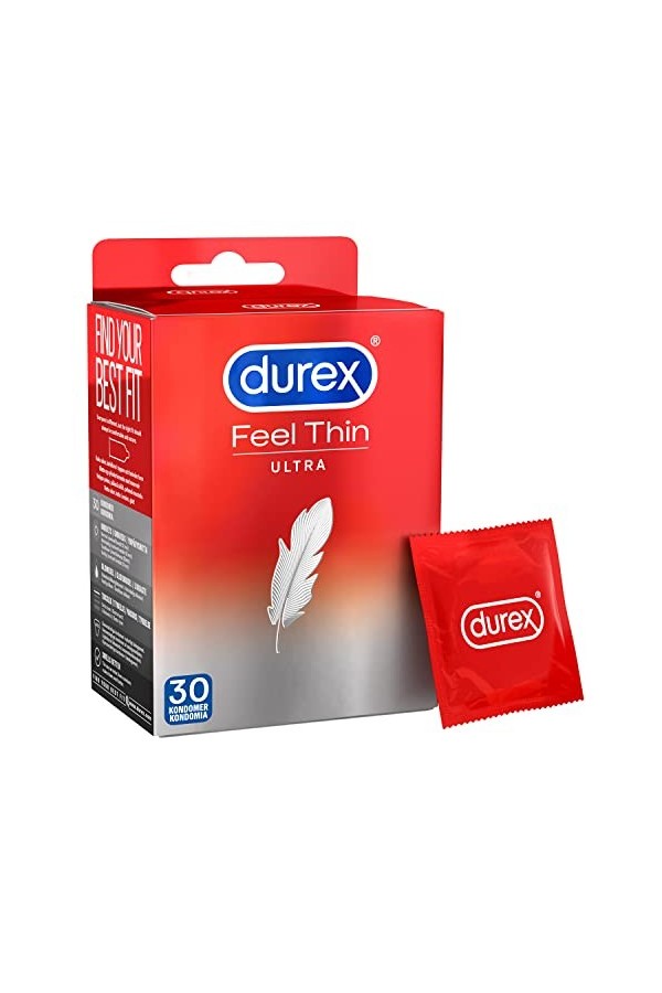 Durex Préservatifs Transparent 30 pieces