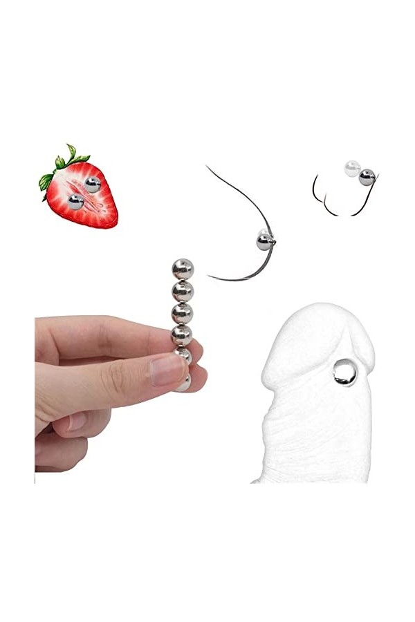 Collier perlé de Corps danneau de Temps de Retard Masculin pour Le Jeu de Chambre à Coucher