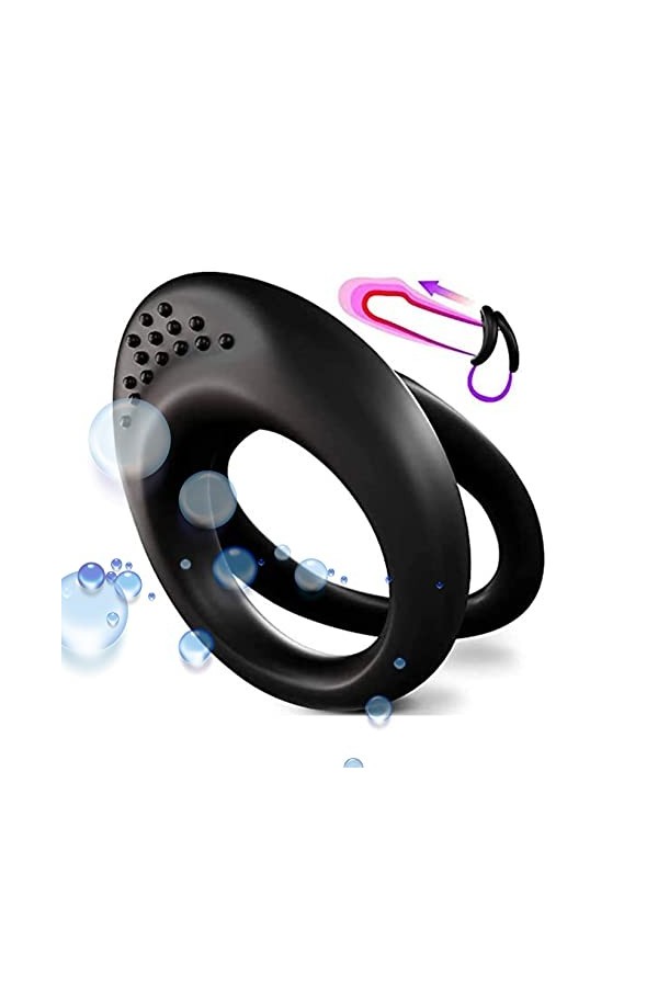 Anneau élastique en Silicone pour Homme Pēńīs Confortable