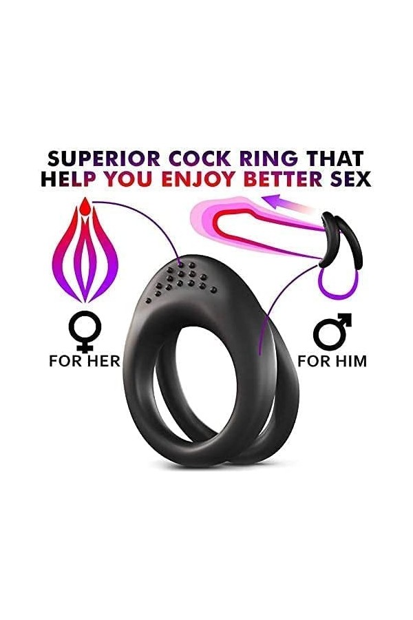 Anneau élastique en Silicone pour Homme Pēńīs Confortable