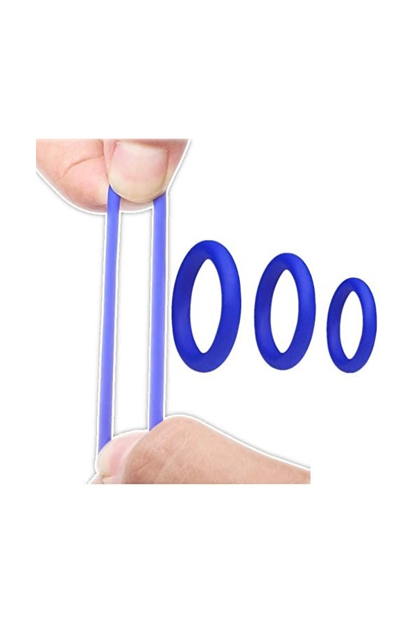 Lopotiony Anneau dentraînement en Silicone pour Homme réglable