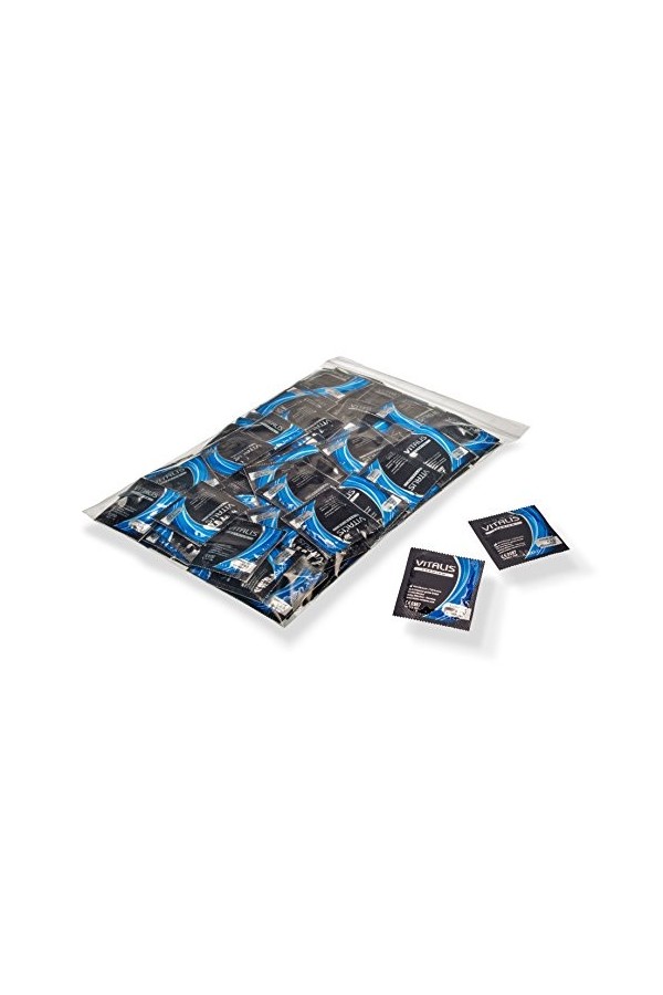 Vitalis Delay&Cooling Effect 100 préservatifs rafraîchissants et prolongés