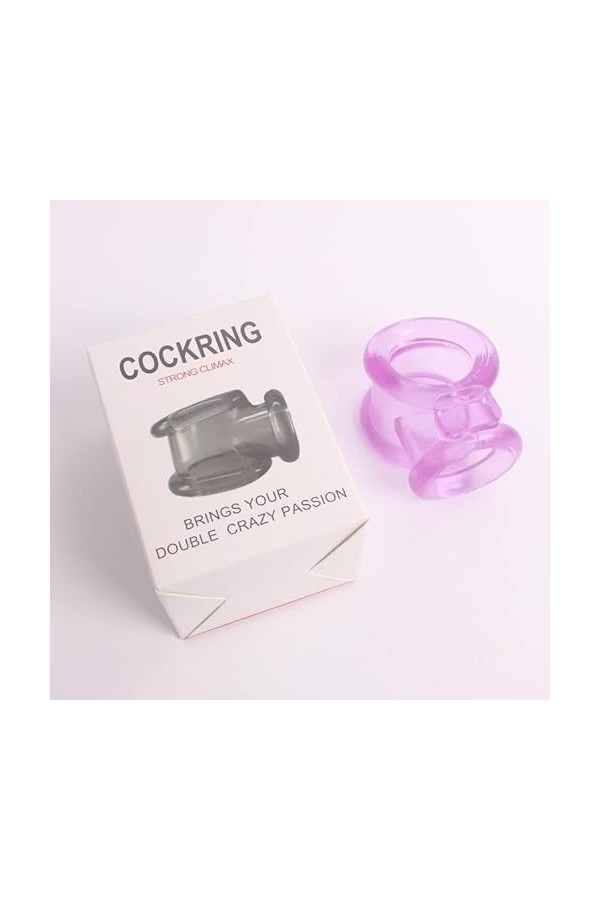 Cock Ring Set Erection Testicule Stretcher Ball Stretcher Scrotum Bondage Testicule Anneaux Cock Rings Cock Ring pour Retarde