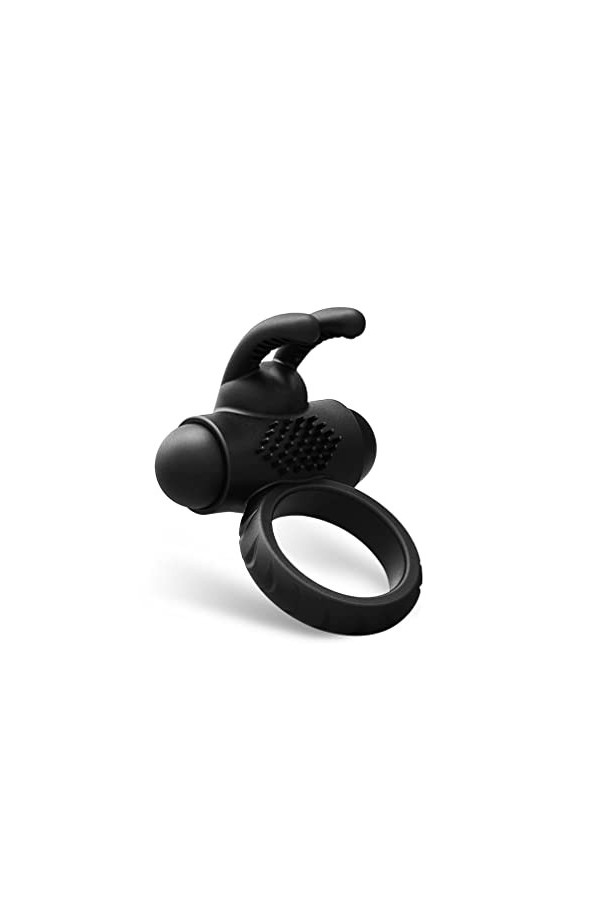 Anneau penien avec Anneau testiculaire pour homme avec erection plus durable,double Anneau penien rechargeable vibrant sans f