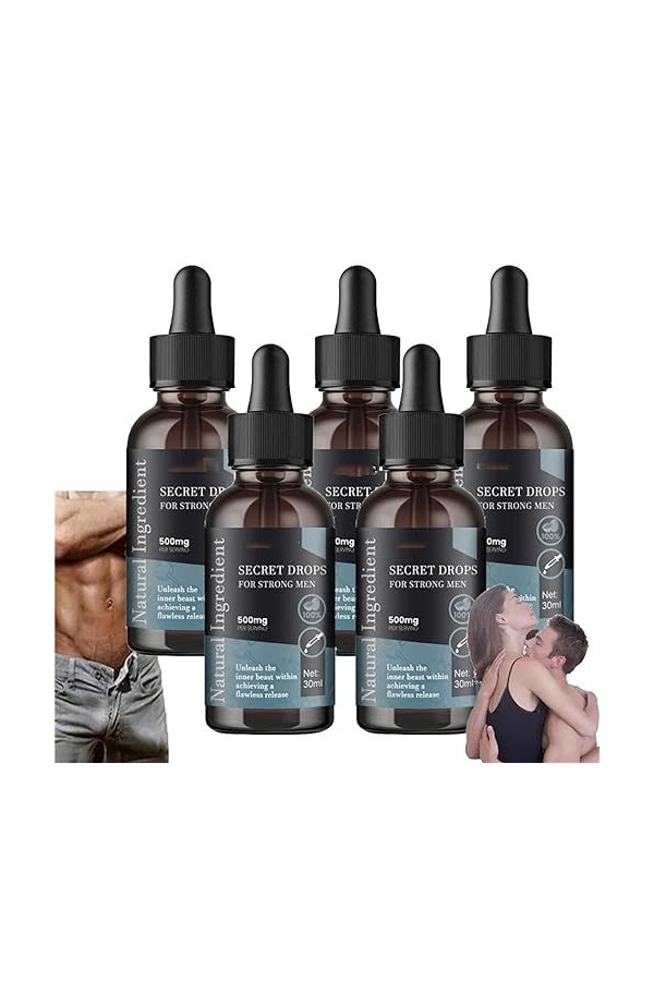 Gouttes secrètes pour hommes forts, gouttes pour hommes forts pour la prostate, gouttes secrètes Happy pour hommes, gouttes s