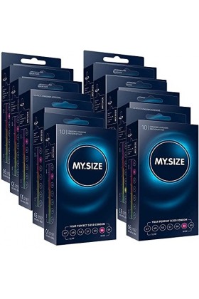 Préservatifs MY.SIZE taille 1, 64 mm, 100 pièce, pack de valeur MEGA