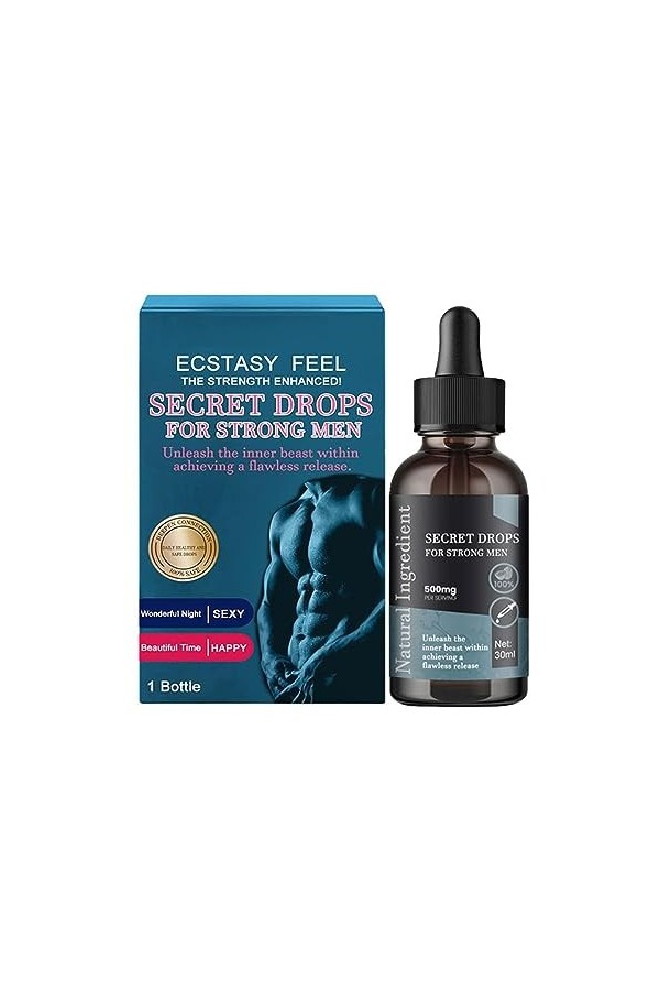 Gouttes secrètes pour hommes forts, gouttes pour hommes forts pour la prostate, gouttes secrètes Happy pour hommes, gouttes s
