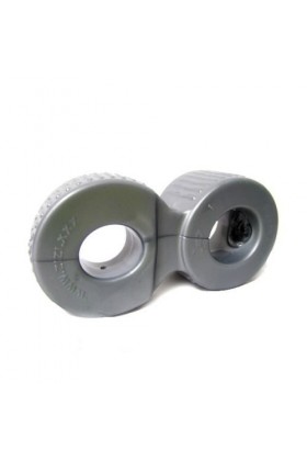 ZIZI Anneau pénien en TPR et stretcher de testicules Argenté – Matériau solide et extensible