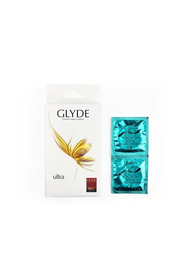 Glyde Ultra SuperMAX : 100 préservatifs vegans 60mm 