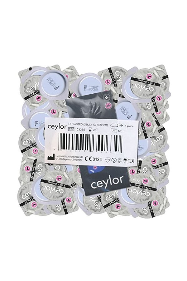 Ceylor"Extra Strong" 100 préservatifs renforcés