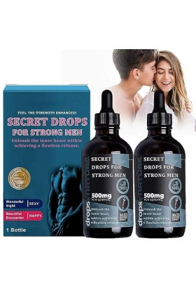 Gouttes secrètes pour hommes forts, améliore la sensibilité et le plaisir, gouttes heureuses secrètes pour les hommes forts, 