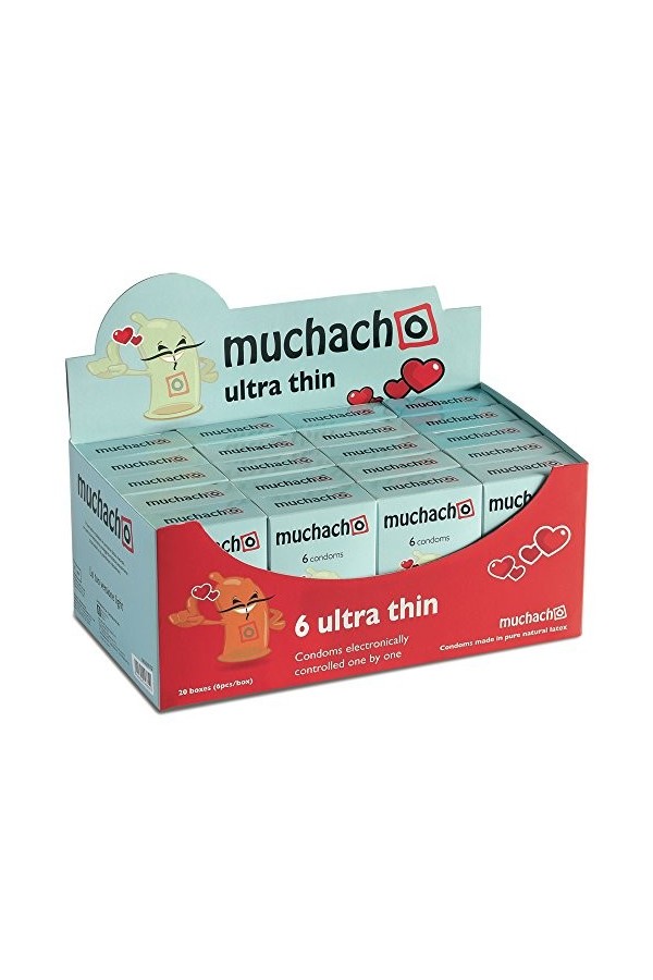Muchacho Ultra Thin Boîte de 6 Préservatifs 20 Boîtes 
