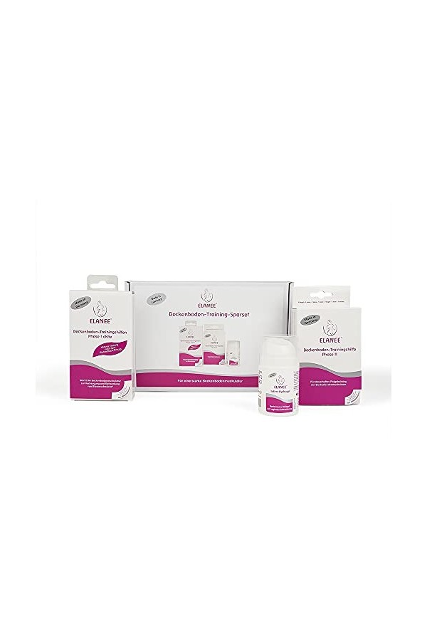 ELANEE Kit dentraînement du plancher pelvien avec 3 produits - Renforcement efficace des muscles du plancher pelvien avec cô