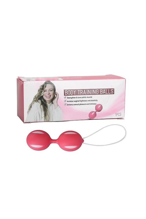 Lot de 2 Balles Dexercice Renforcement du Plancher Pelvien pour Femmes Débutantes et Avancées, Réparation Puissante pour les