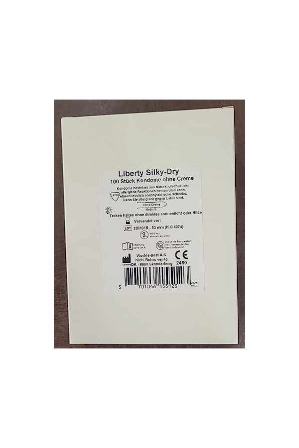 Worlds Best « Liberty Silke Latex » 10 préservatifs secs