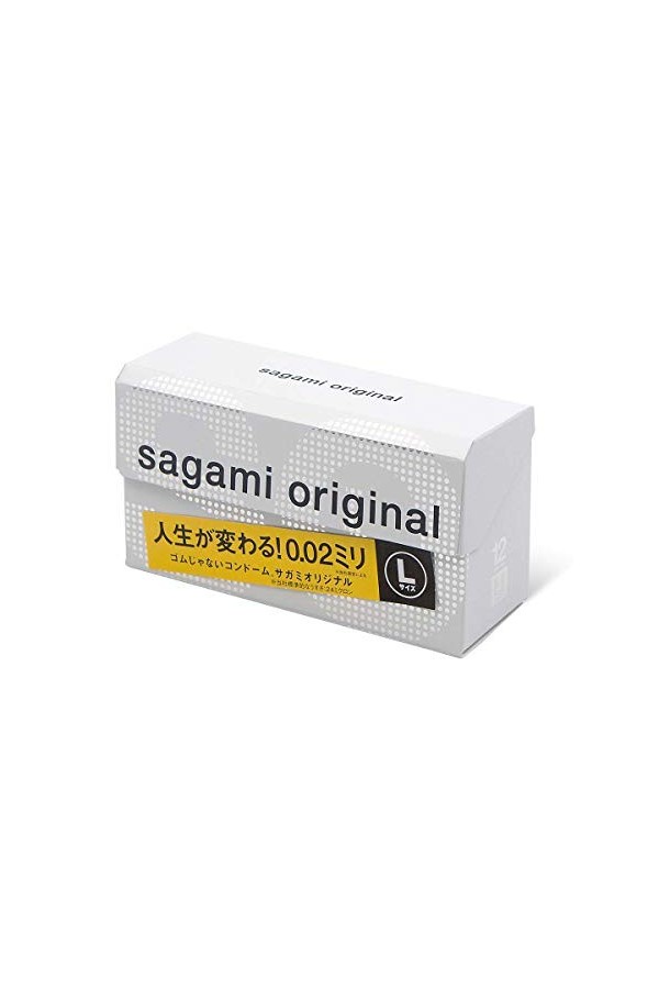 Sagami Original 0.02mm Large Size 12 Pcs Pack [Health and Beauty] japan import 