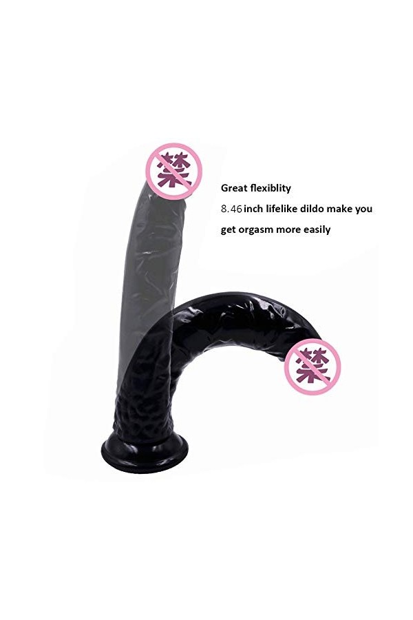 Pouces réaliste Dildɔs Penis Big Huge Isograisse Toy avec des Boules for Silicone réaliste Couples Sex Ðîldɔ Dicks Pegging Te