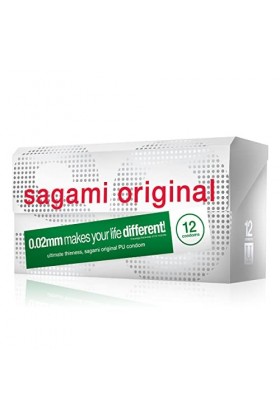 Sagami Original 002 Condom 12pcs Japan Import [Health and Beauty] japan import 
