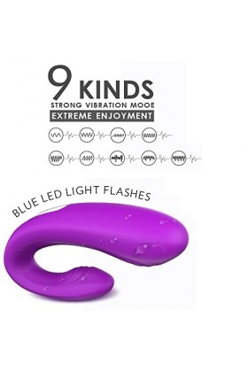 EmyjaY U Forme Vibr-Ömasseur Contrôle de La Vessie Pelviennes Boules de Commande À Distance Sans Fil BUttërfly Vibratór Mssá