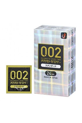 OKAMOTO CONDOMS 0.02 Excellent Ultra Thin Condom - 24 pieces Made In Japan by Okamoto